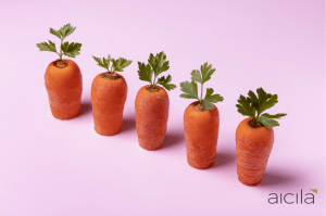 food concept group with carrots